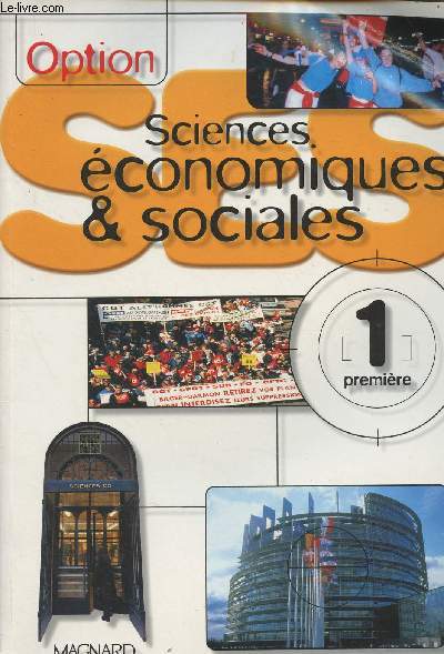 Sciences conomiques & sociales - Option - 1 premire
