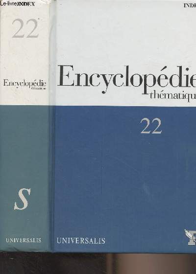 Encyclopdie thmatique T.22 - Index gnral alphabtique