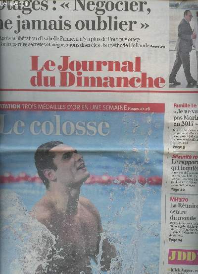 Le Journal du Dimanche - n3578 9 aot 2015 - Otages : 