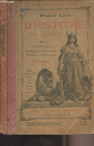 Premier livre d'histoire de France (Exercices oraux et rdactions, sommaires et rsums) (19e dition)