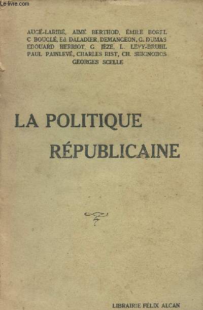 La politique rpublicaine