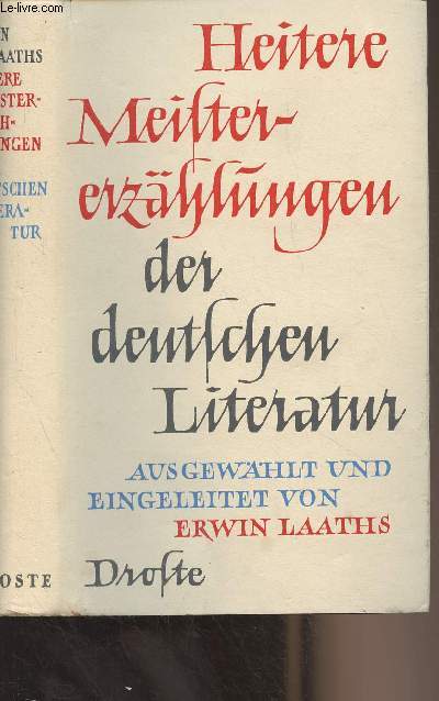 Heitere Meistererzhlungen der deutschen literatur