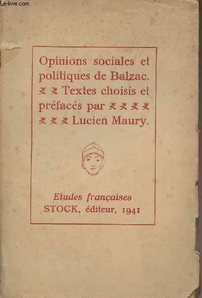 Opinions sociales et politiques suivi de Penses diverses - 