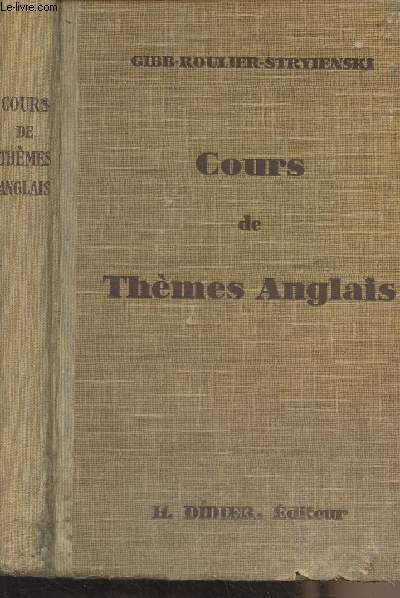 Cours de thmes anglais