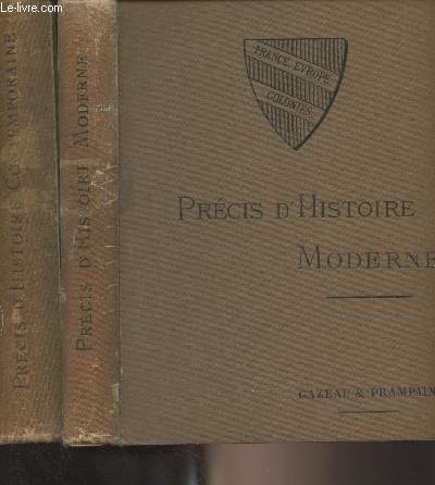 Prcis d'histoire moderne de 1589  1789 - Cahiers et tableaux d'histoire de France - En 2 tomes