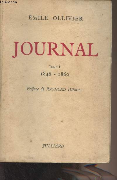 Journal - Tome 1 : 1846-1860