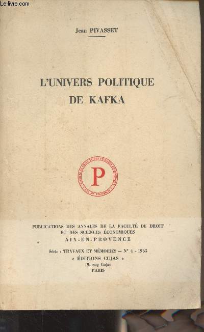 L'univers politique de Kafka - 