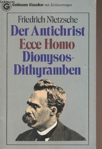 Der antichrist ecce homo dionysos-dithyramben - 
