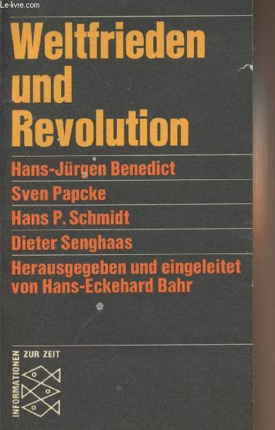 Weltfrieden und Revolution - In politischer und theologischer Perspektive - 