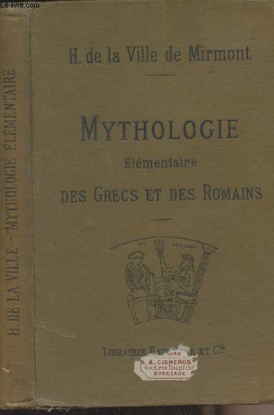 Mythologie lmentaire des grecs et des romains