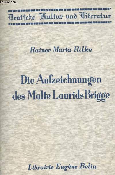 Die Aufzeichnungen des Malte Laurids Brigge - 