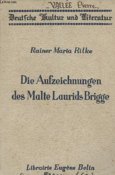 Die Aufzeichnungen des Malte Laurids Brigge - 