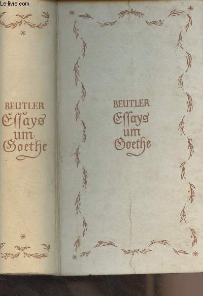 Essays um Goethe - 