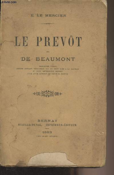 Le prvt dit de Beaumont