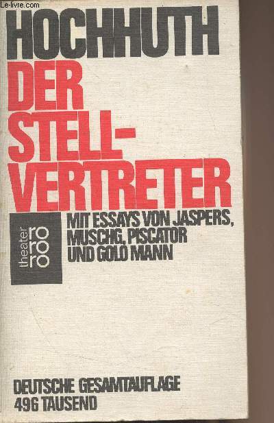 Der Stellvertreter (Ein christliches Trauerspiel)