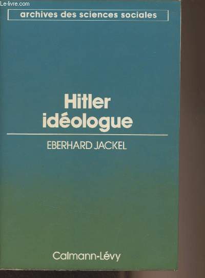Hitler idologue - 