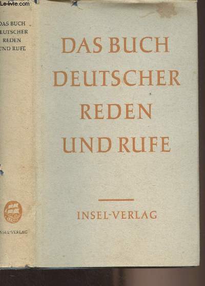 Das Buch deutscher Reden und Rufe