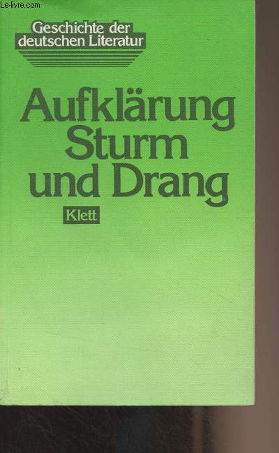 Aufklrung Sturm und Drang - 