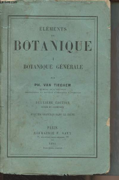 Elments de Botanique - I - Botanique gnrale (2e dition)