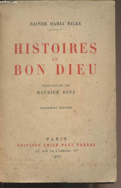 Histoires du bon dieu (3e dition)