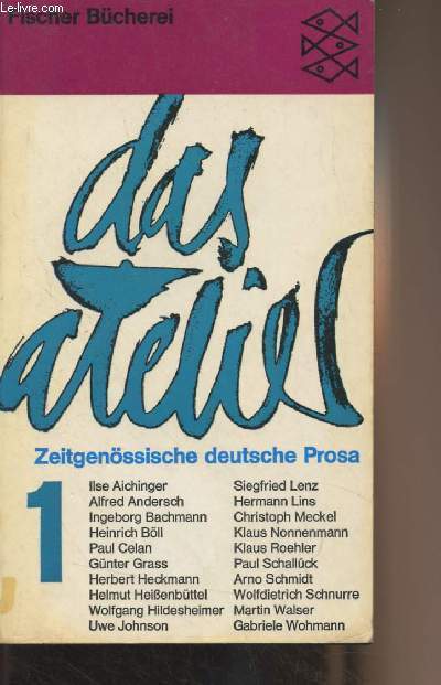 Das Atelier (Zeitgenssische deutsche Prosa)