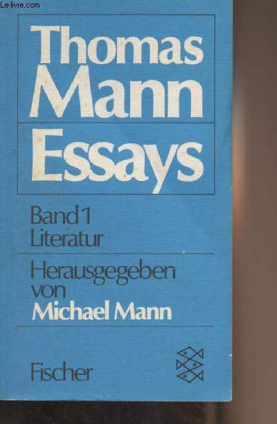 Essays - Band 1 (Literatur)