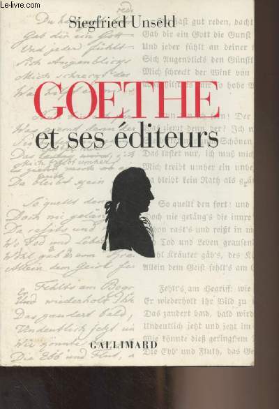 Goethe et ses diteurs