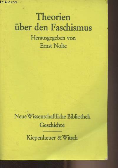 Theorien ber den Faschismus - 