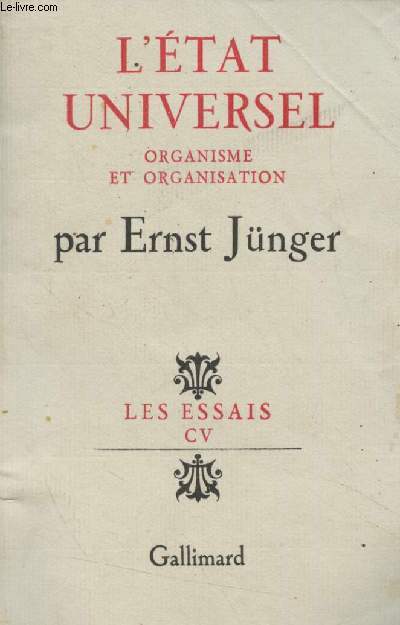 L'Etat universel (Organisme et organisation) - 