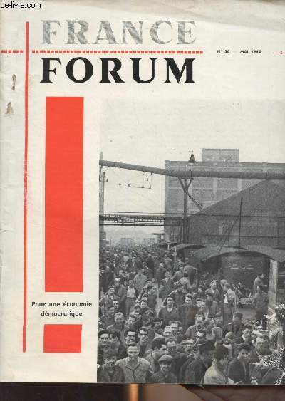 France-Forum n56 Mai 1964 - Compte rendu du colloque de Saint-Germain-en-Laye, janv. 1964 - 