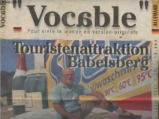 Vocable, allemand n234 - 12 janvier 1995 - Touristenattraktion Babelsberg - Werner Schreyer : Nicht zu glauben - den Deutschen ist sein Name unbekannt ! Interview mit dem Supermodel auf - 