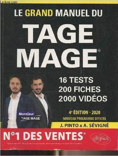 Le grand manuel du Tage Mage (4e dition, 2020) Nouveau programme officiel - 16 tests, 200 fiches, 2000 vidos de cours