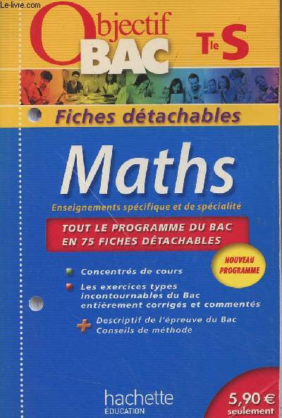 Objectif Bac Tle S - Maths (Fiches dtachables)