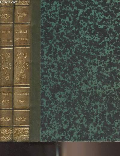 L'Abeille littraire, revue des feuilletons (Histoires, voyages, romans, nouvelles, posies, beaux-arts, esquisses et tableaux de moeurs, procs clbres, articles de genre, mode, etc) - 2 volumes - 1er et 2e semetres 1487 : Scnes Tasmaniennes et Austra