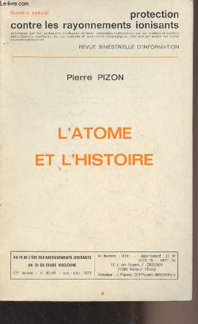 L'atome et l'histoire - 