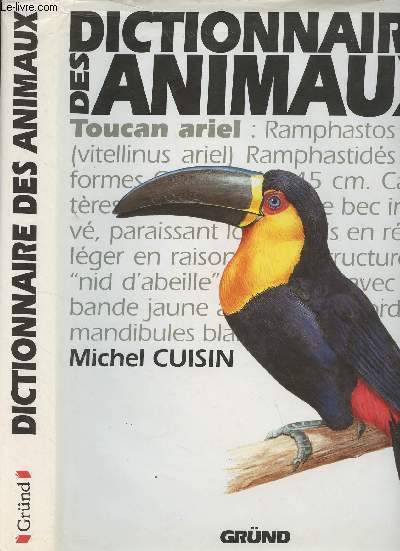 Dictionnaire des animaux