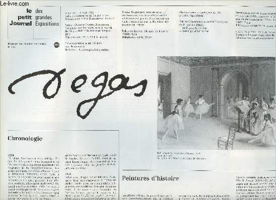 Le petit journal des grandes expositions n180 - Degas