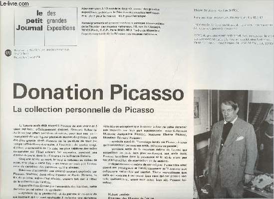 Le petit journal des grandes expositions n59 - Donation Picasso, la collection personnelle de Picasso