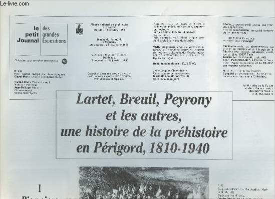 Le petit journal des grandes expositions n216 - Lartet, Breuil, Peyrony et les autres, une histoire de la prhistoire en Prigord, 1810-1940