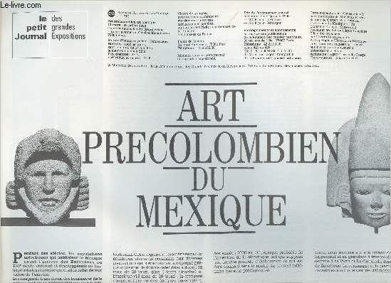 Le petit journal des grandes expositions n210 - Art prcolombien du Mexique