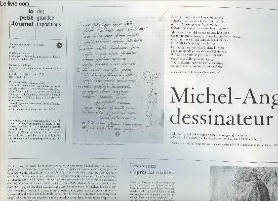Le petit journal des grandes expositions n195 - Michel-Ange dessinateur