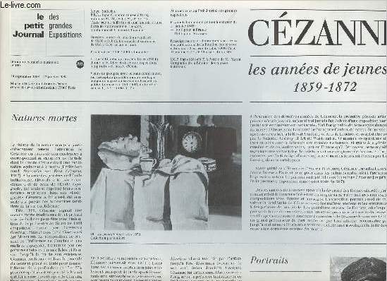 Le petit journal des grandes expositions n189 - Czanne, les annes de jeunesse 1859-1872