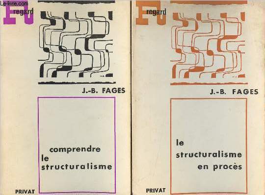 Lot de deux livres : Le structuralisme en procs - Comprendre le structuralisme - 