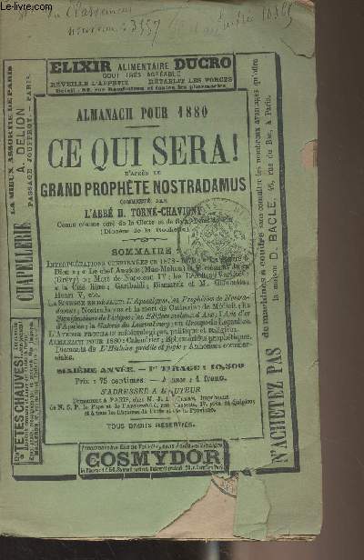 Almanach pour 1880 - Ce Qui Sera ! d'aprs le 