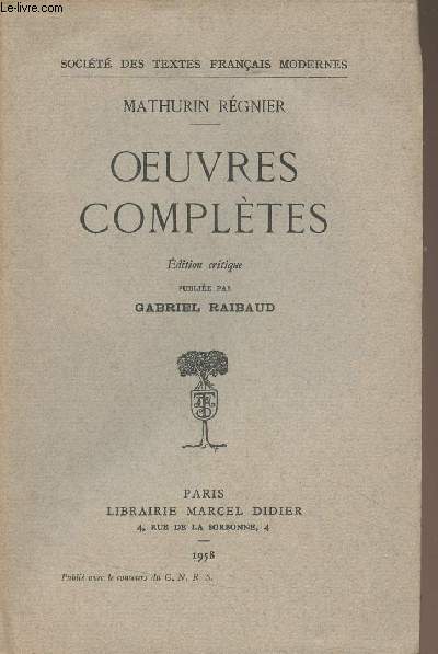 Oeuvres compltes - 