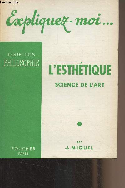 L'esthtique, science de l'art - 