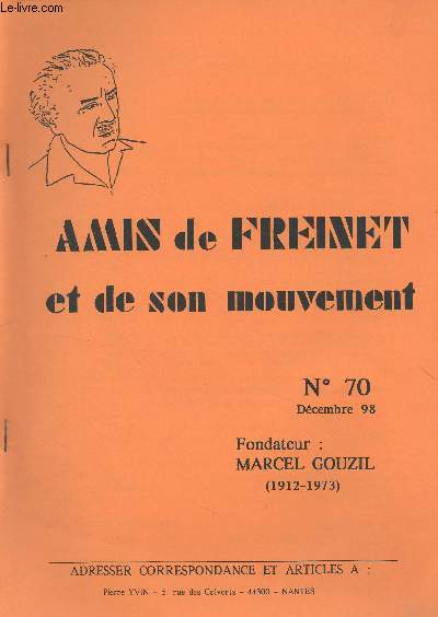 Amis de Freinet et de son mouvement n70 Dc. 98 -