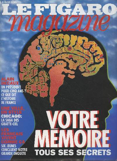 Le Figaro Magazine - n15648 du samedi 10 dc. 1994 - cahier n3 - Tribune :  propos du quinquennat - Quelques questions sur Taslima Nasreen - Cinquante ans : c'est le roman secret de la DST - Au Cambodge, nous avons trouv le lac de paix - Les franais