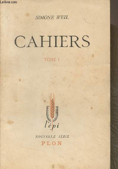 Cahiers - Tome I - 