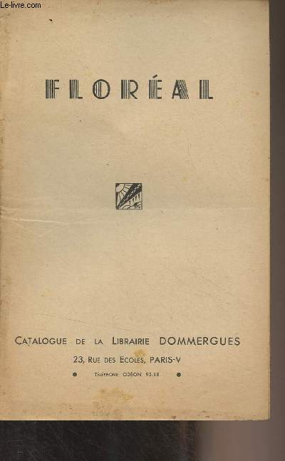Catalogue de la Librairie Dommergues - Floral